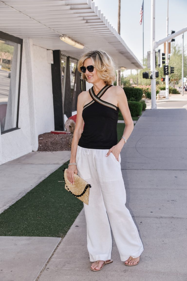 4 Resort-Casual Outfit Ideas - Midlife in Bloom