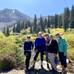 Group of ladies hiking in Colorado