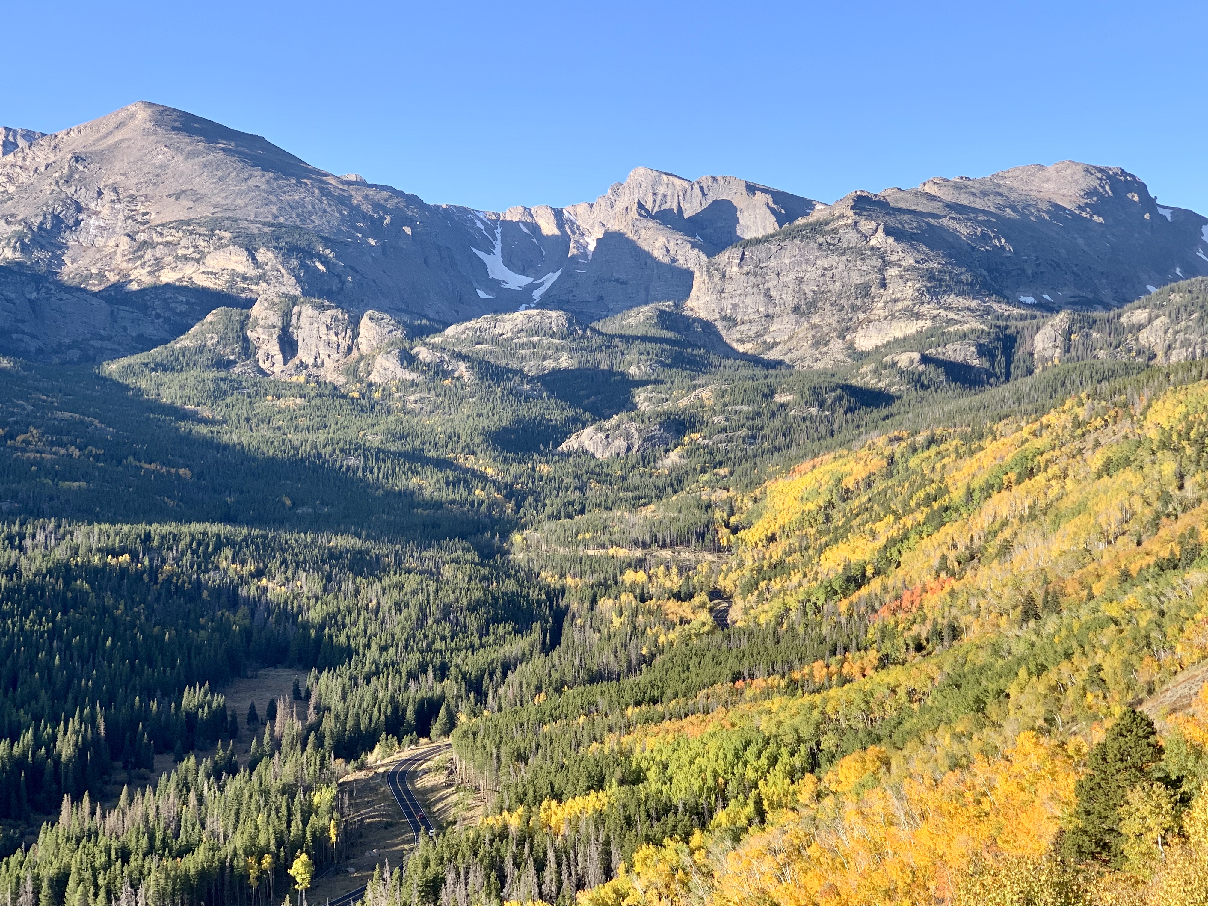 Fall colors in Rocky Mountain National Park