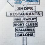 Scottsdale Shops at 5th avenue sign